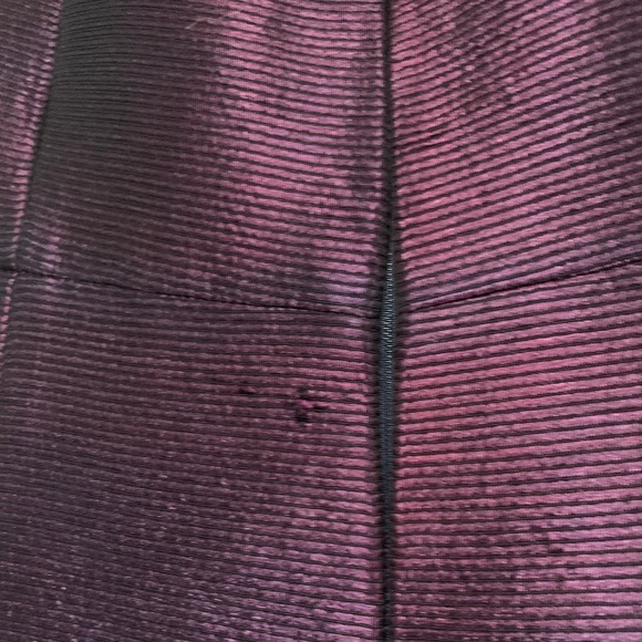 Emporio Armani Purple Strapless Cocktail Gown - Picture 4 of 5